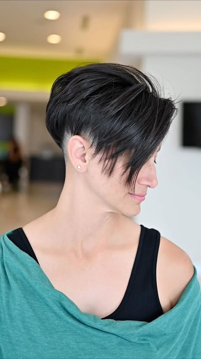 Asymmetrical Pixie Cut