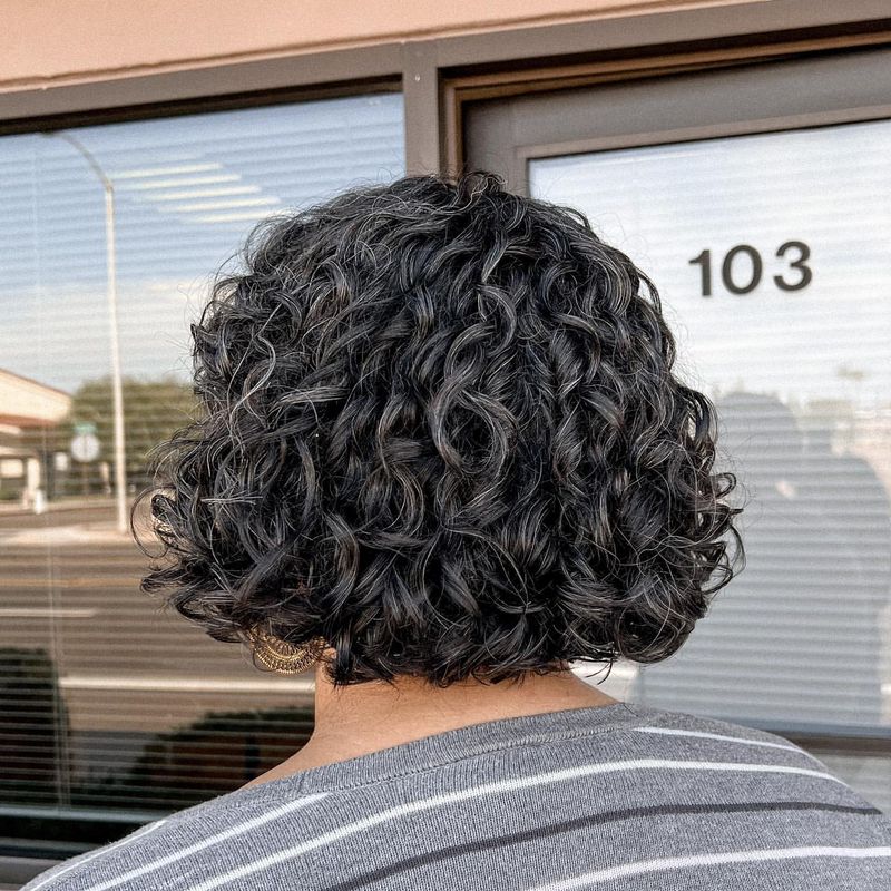 Blunt Cut for Curly Hair