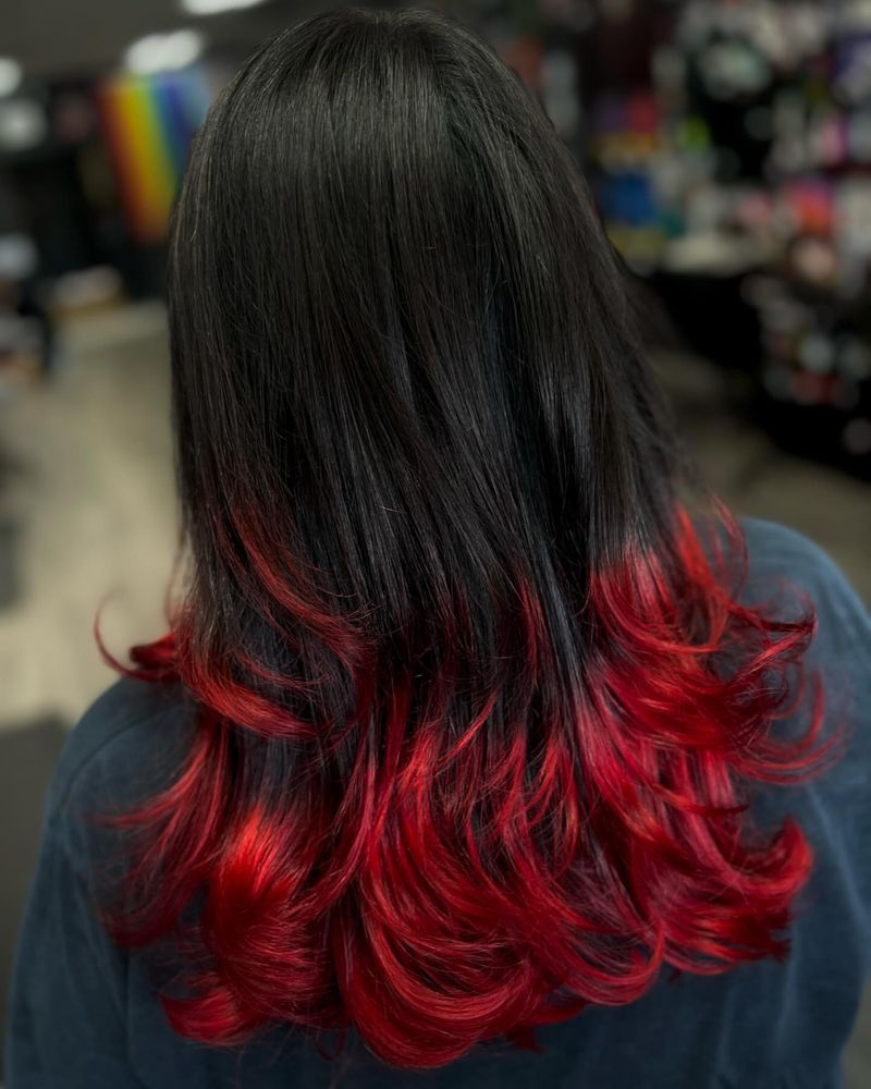 Fiery Red Tips