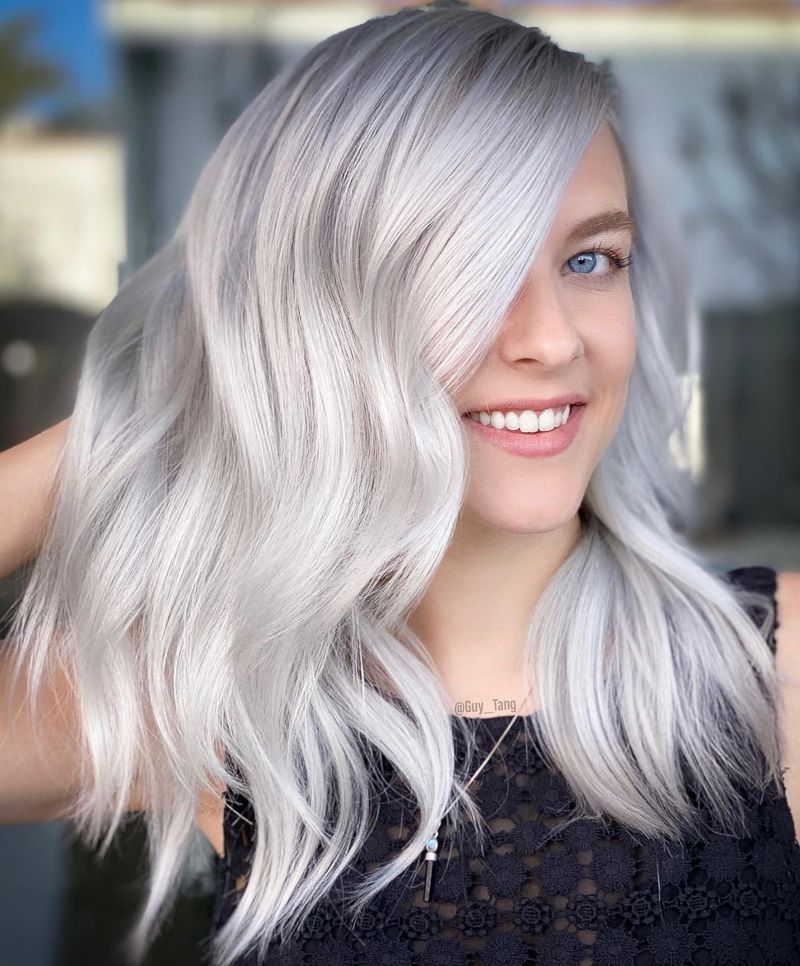 Icy Silver Blonde