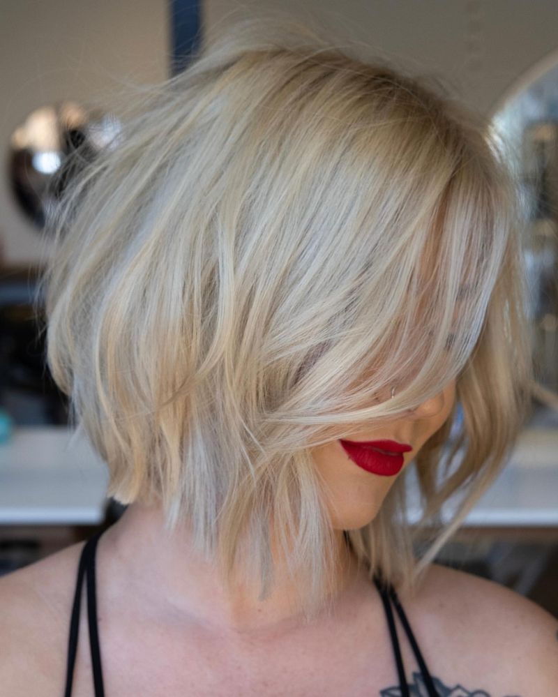 Layered Choppy Bob