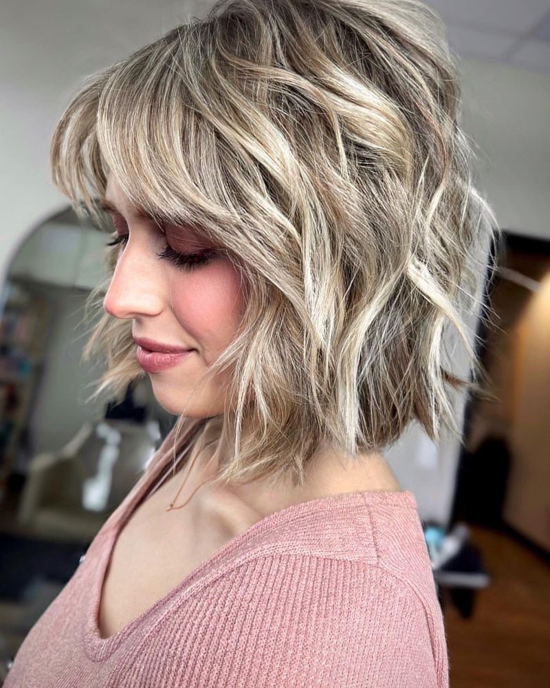 Layered Textured Bob