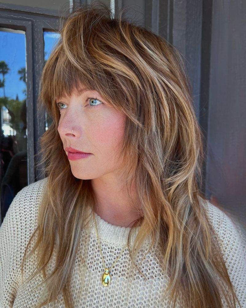 Modern Shag with Bangs