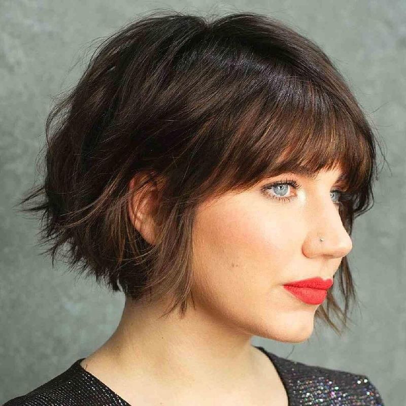 Sleek Choppy Bob