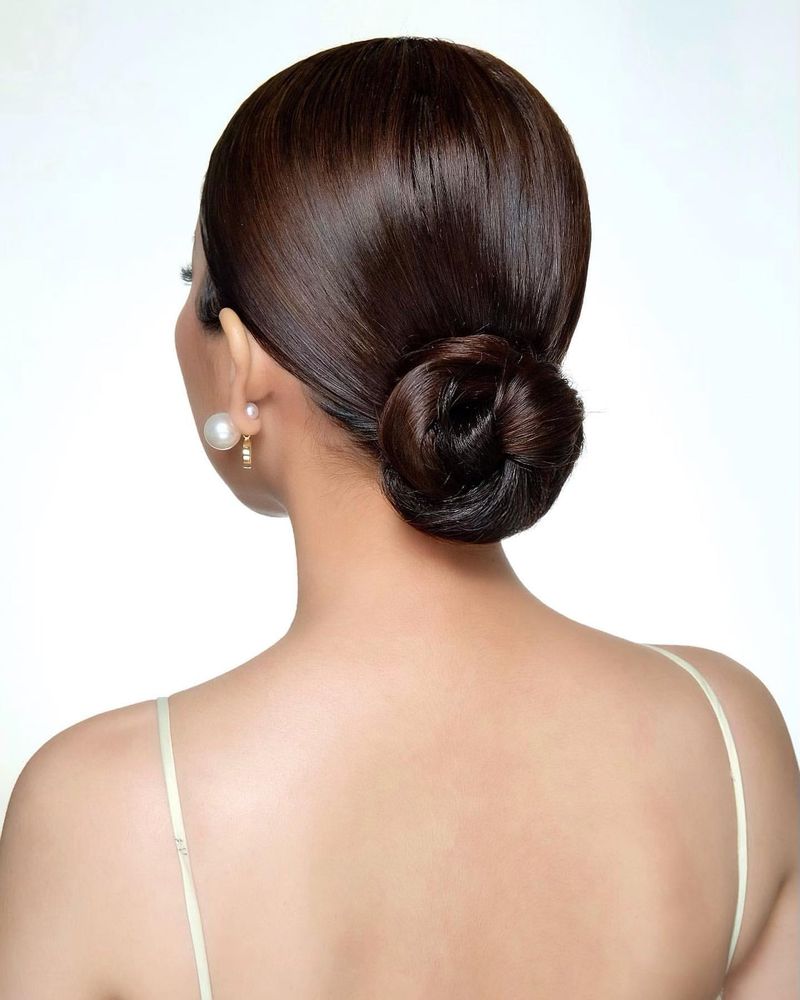 Sleek Low Bun