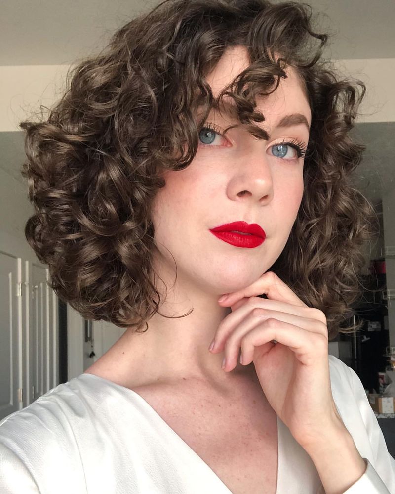 Soft Curly Bob