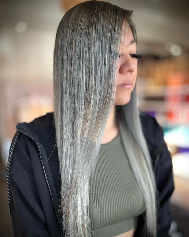 Subtle Ash Blonde Ombre