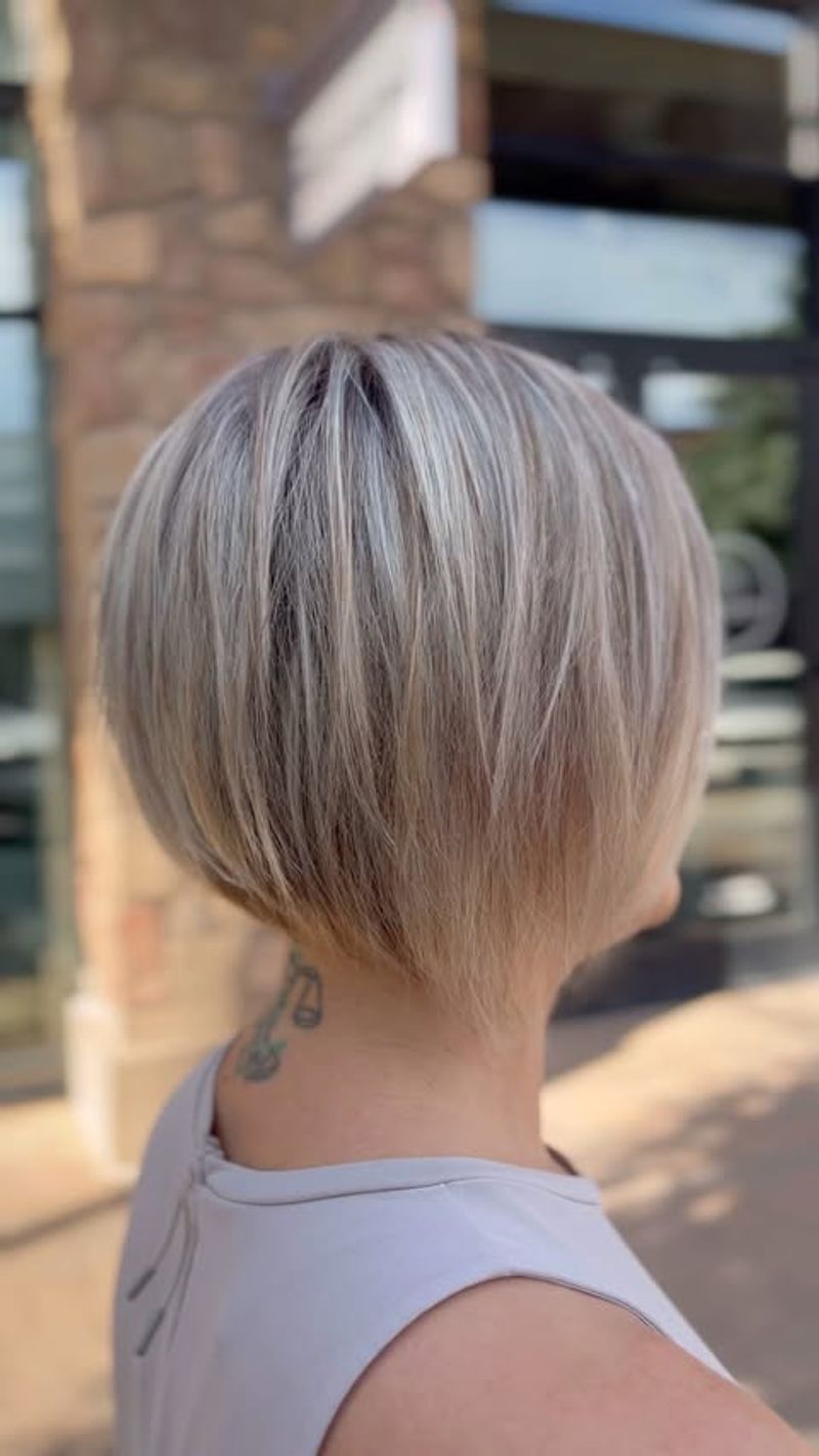 Textured Bob with Undercut