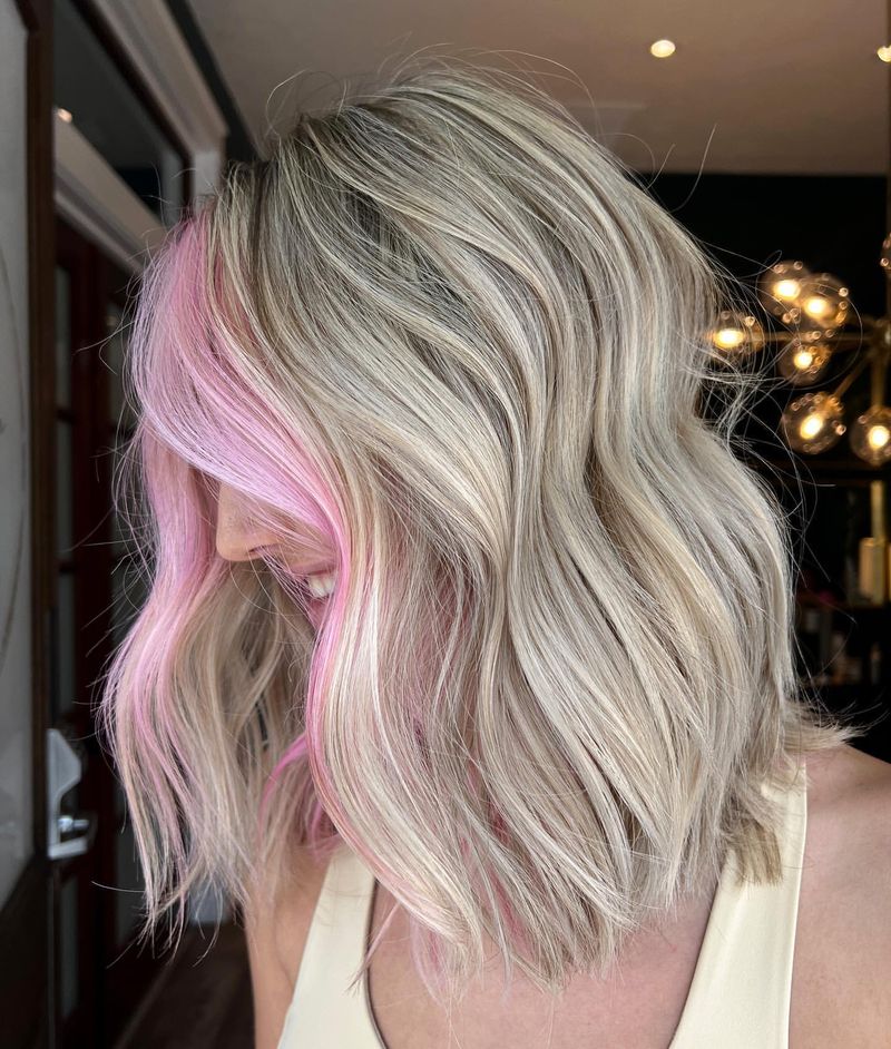 Baby Pink Highlights