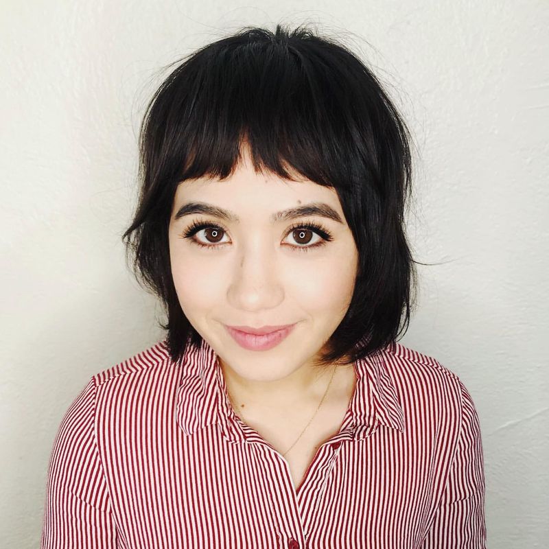 Boyish Cut with Baby Bangs