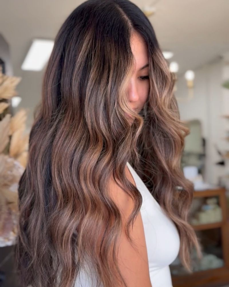 Chic Caramel Ombre