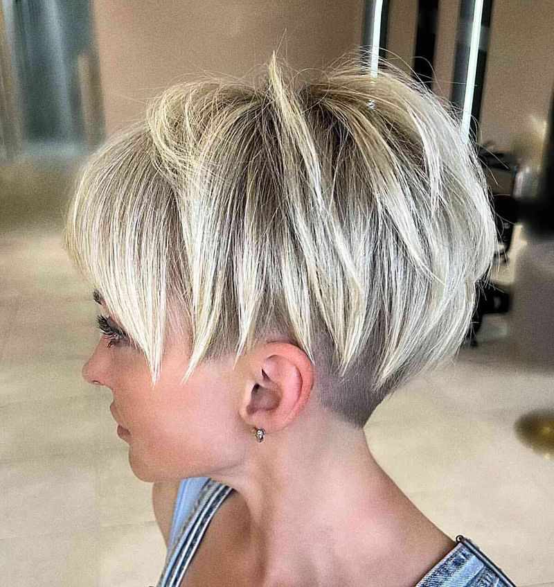 Choppy Layered Pixie