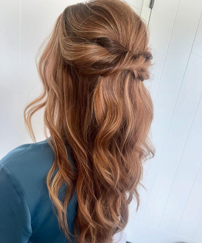 Romantic Half-Up Half-Down