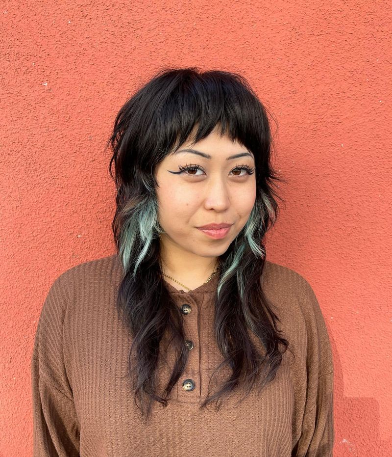 Short Shag with Choppy Bangs