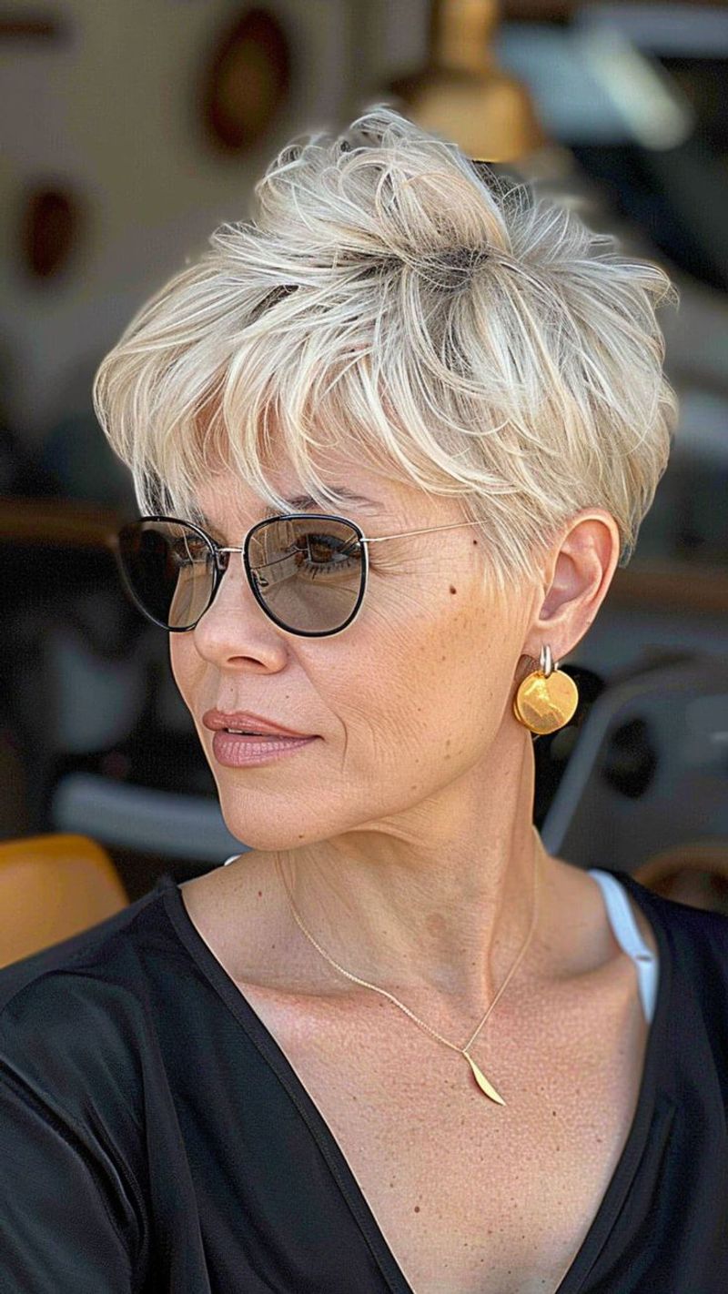 Spiky Textured Pixie