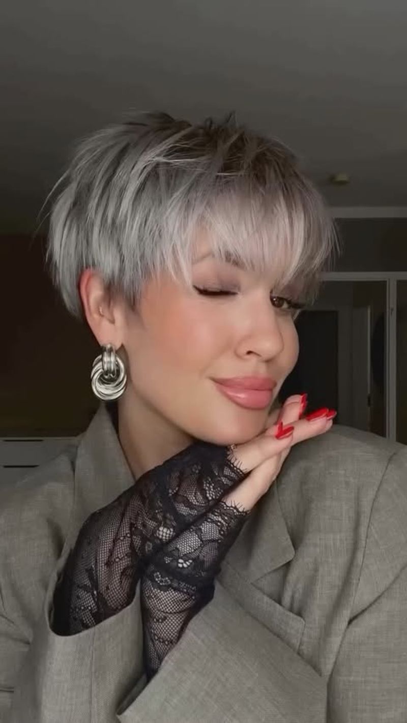 Textured Pixie Cut