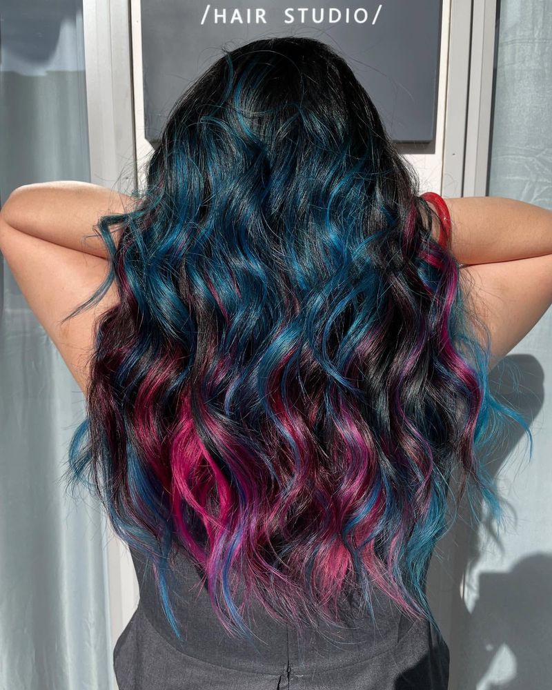 Vibrant Color Streaks