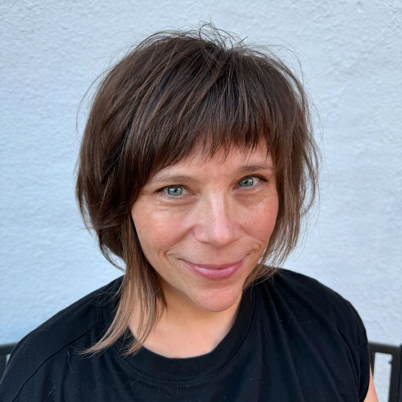 Asymmetrical Shag Cut