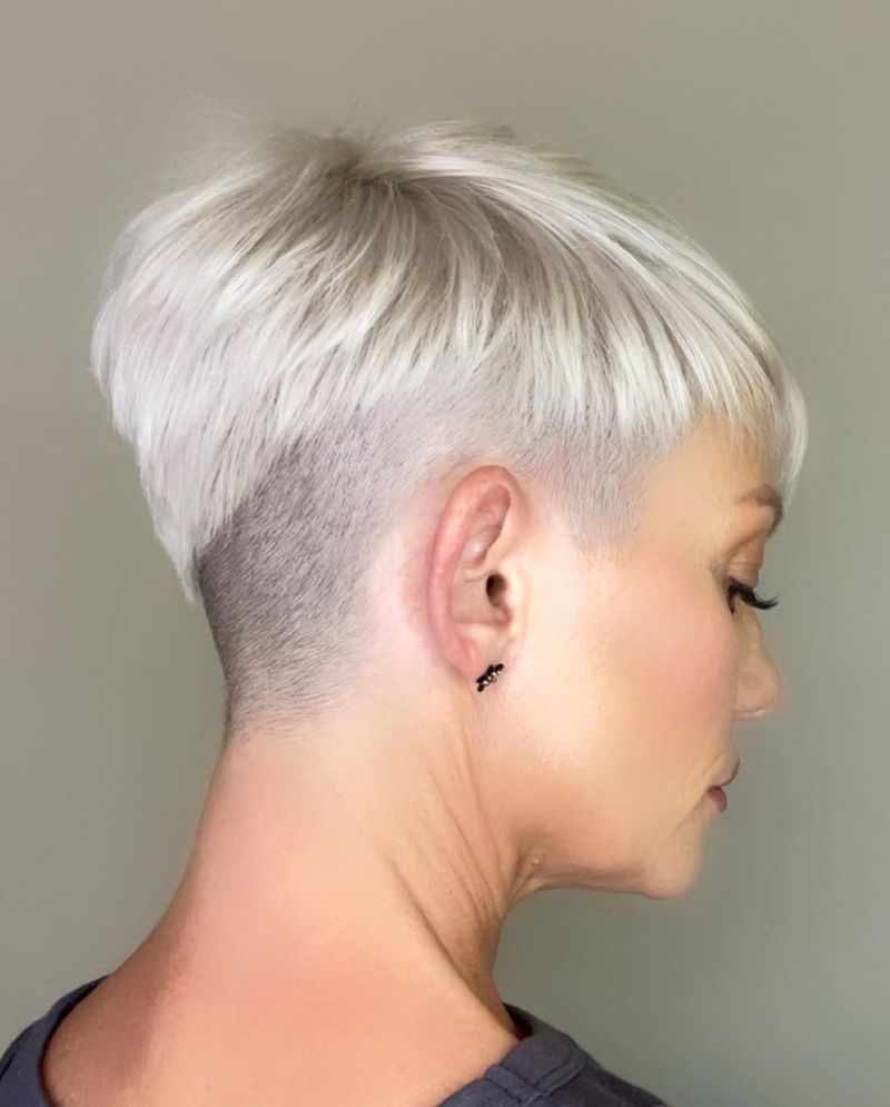 Buzzed Pixie Cut