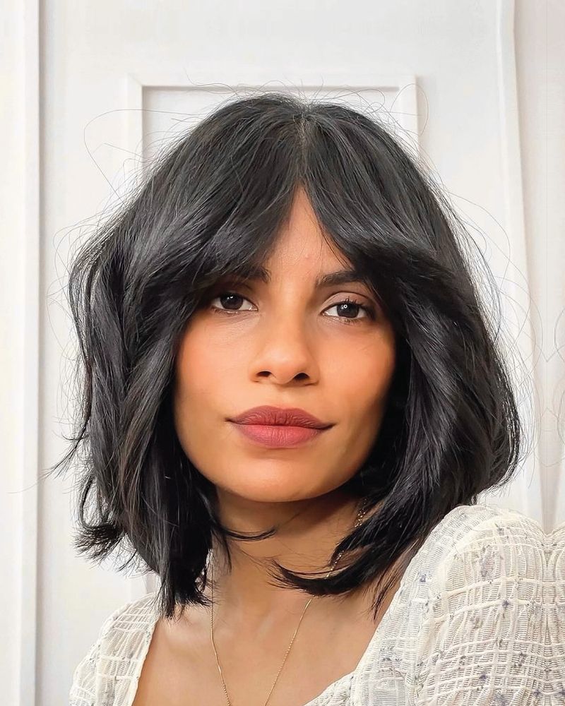 Choppy Layers with Bangs