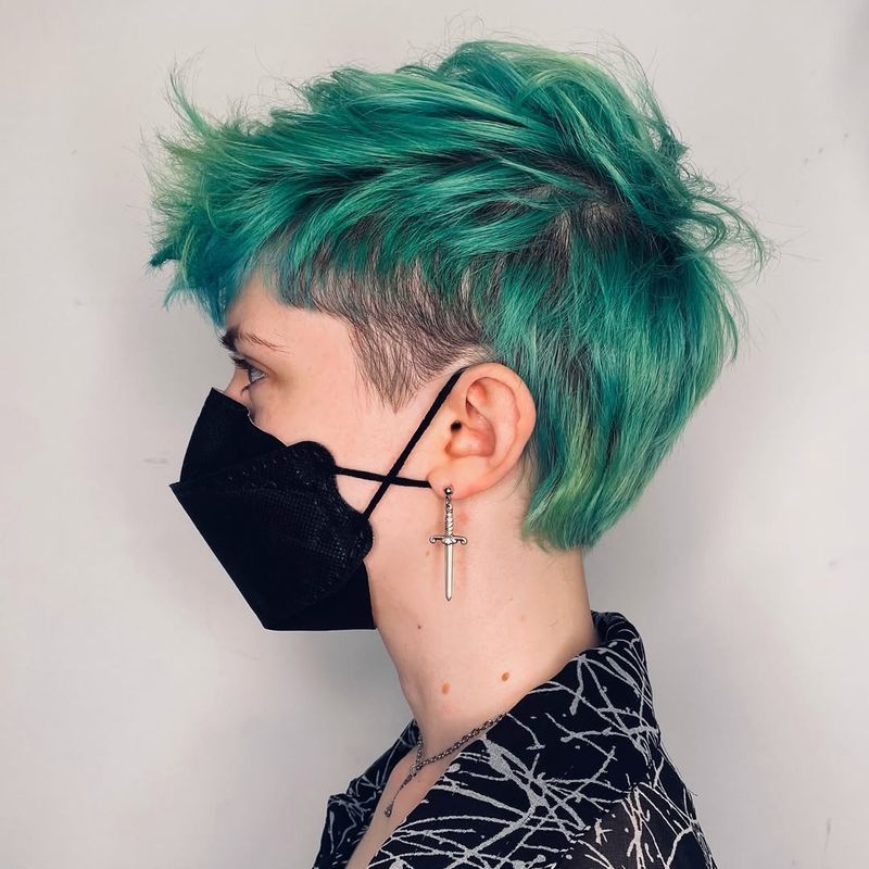 Pixie with Side Part