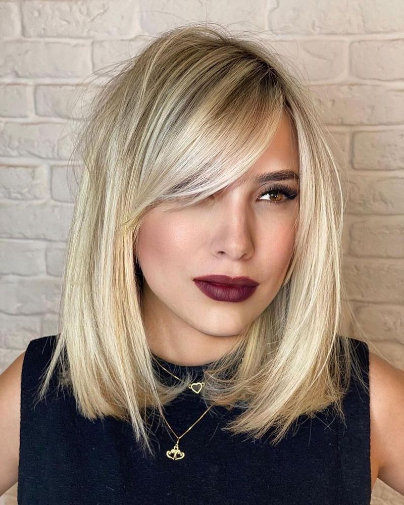 Sleek Side-Parted Bob