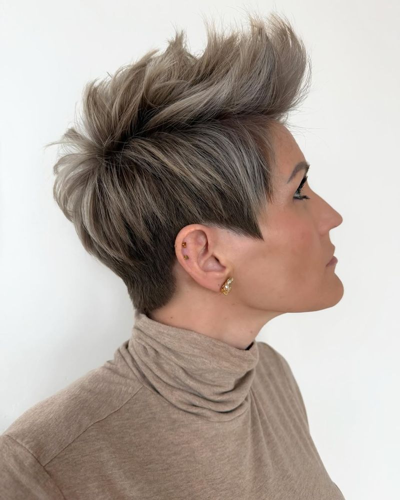 Textured Pixie Cut
