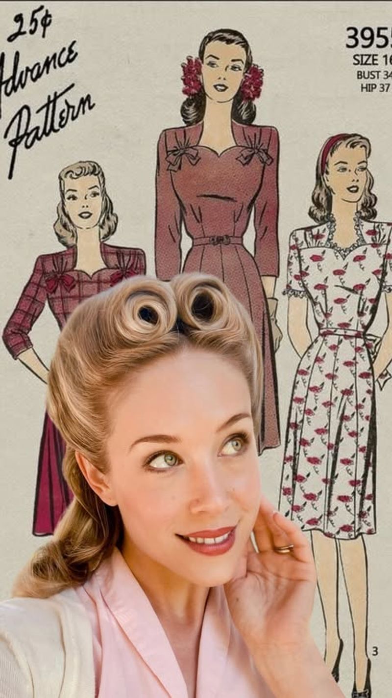 Vintage Victory Rolls