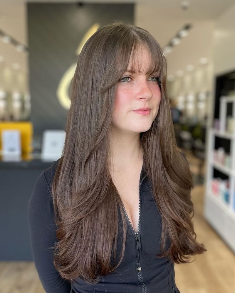Wispy Bangs with Layers