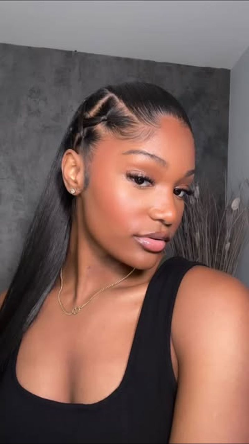 Chic Straightened Look