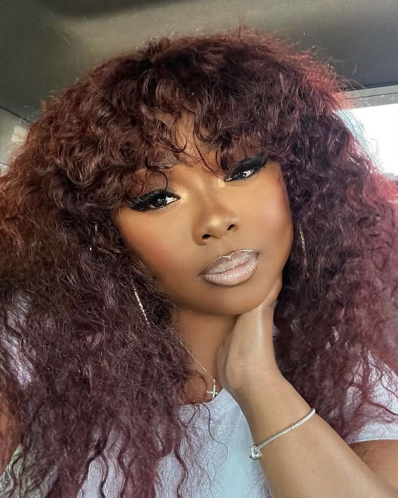 Curly Bangs Affair