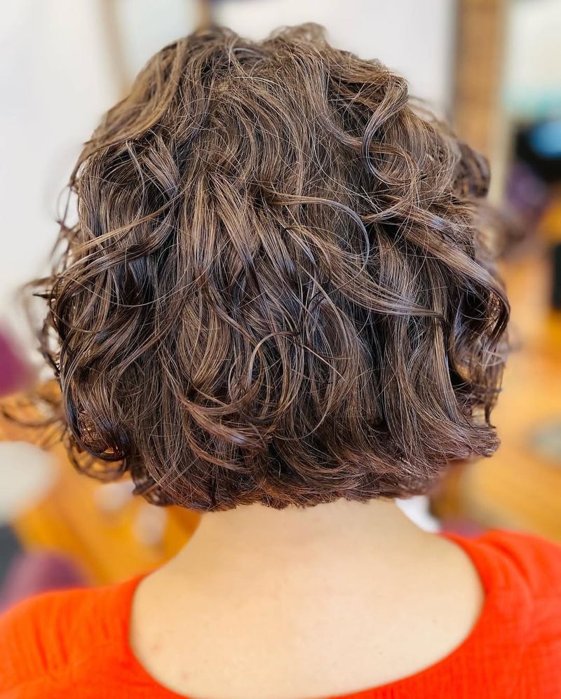 Curly Bob with Layers