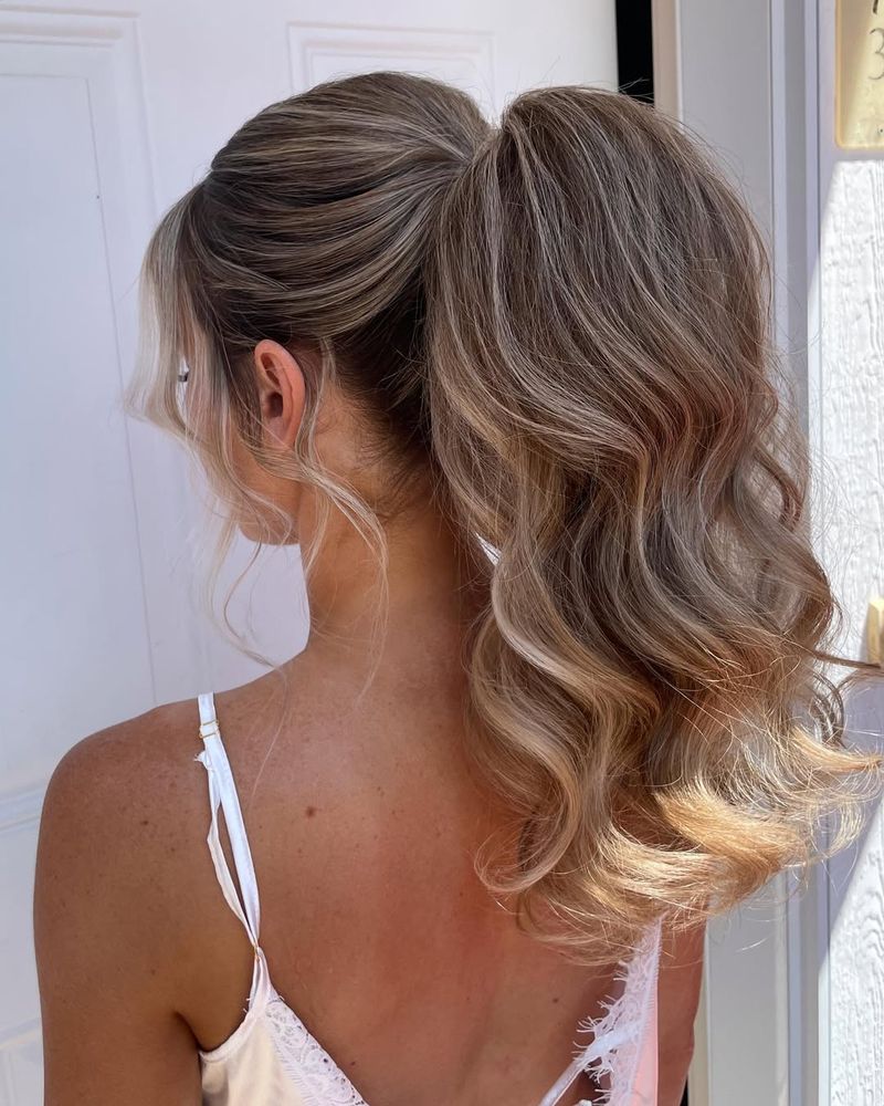High Ponytail with Volume