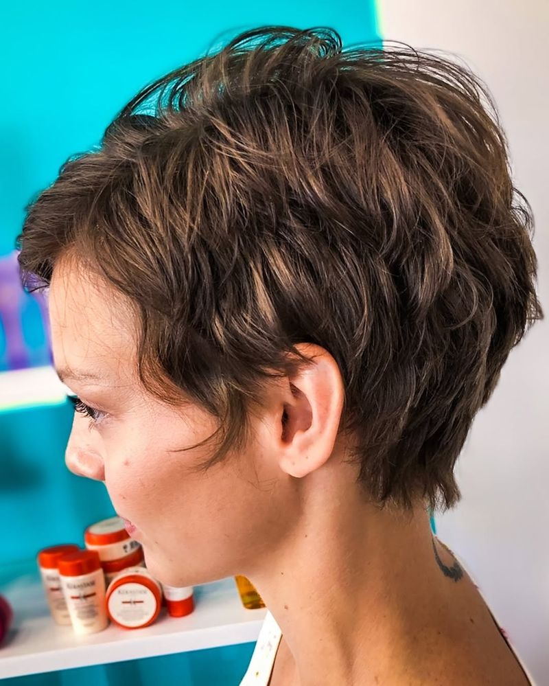 Layered Pixie Cut
