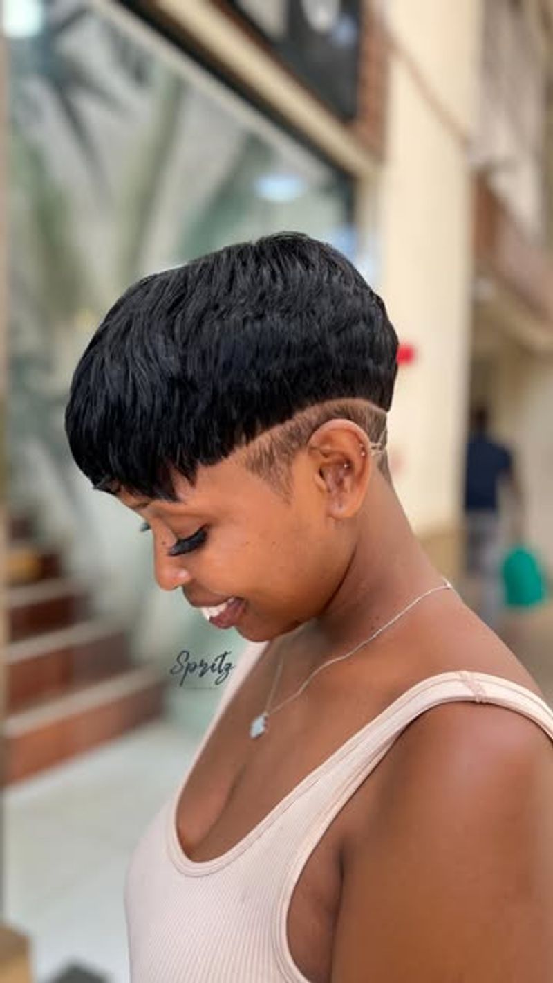 Long Tapered Pixie