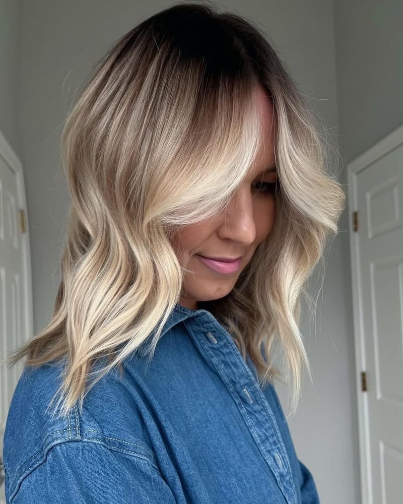 Rooted Blonde Ombre