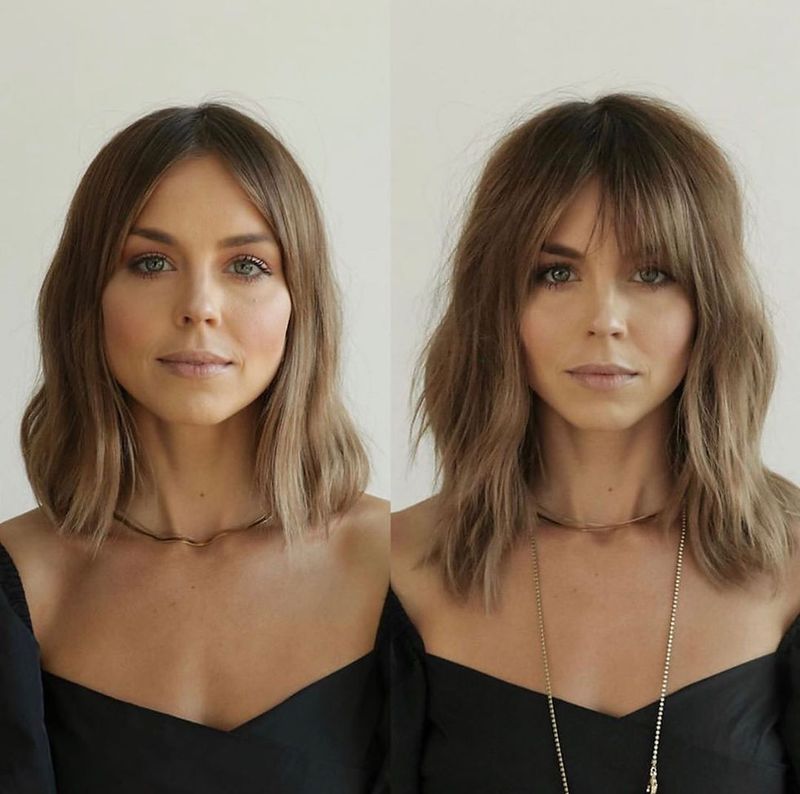 Side-Swept Bangs