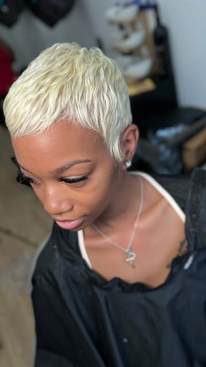 Sleek Blunt Pixie