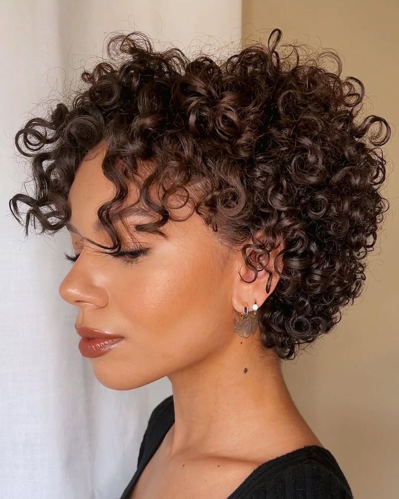 Soft Curly Pixie