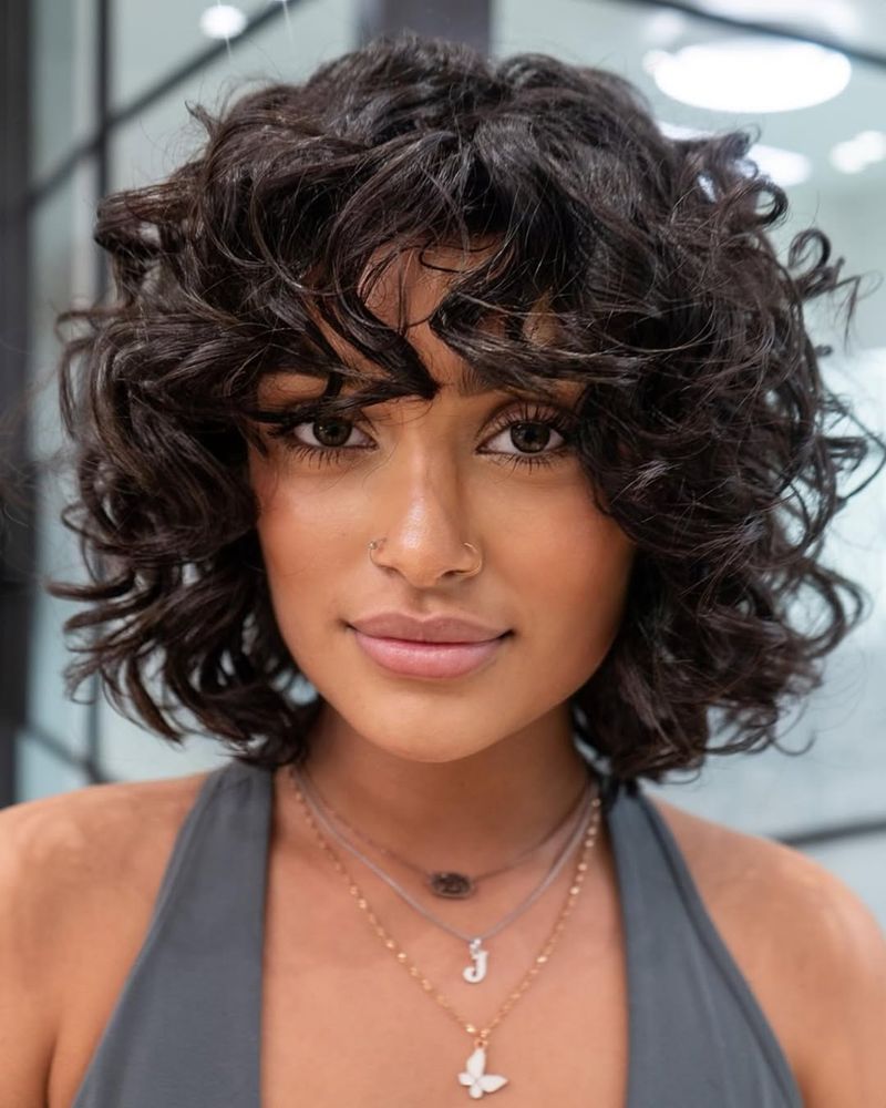 Textured Curly Bob