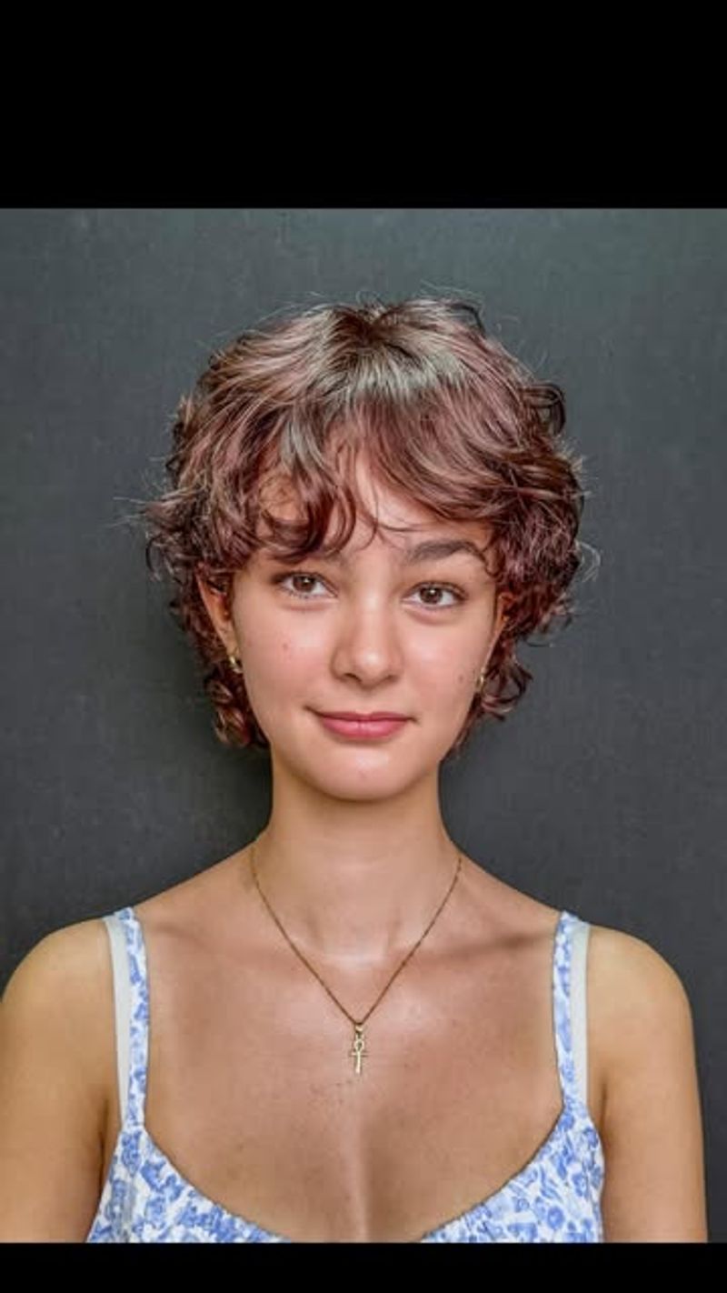 Textured Curly Pixie