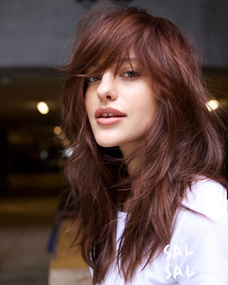 Textured Side Bangs