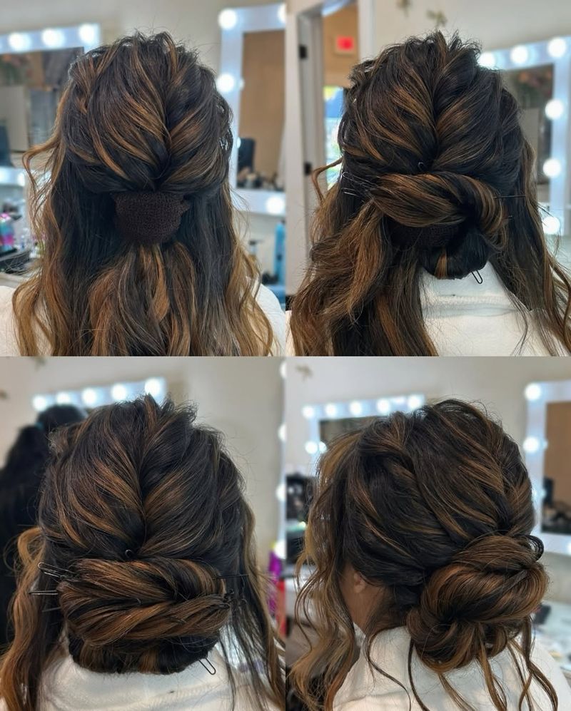 Textured Top Knot