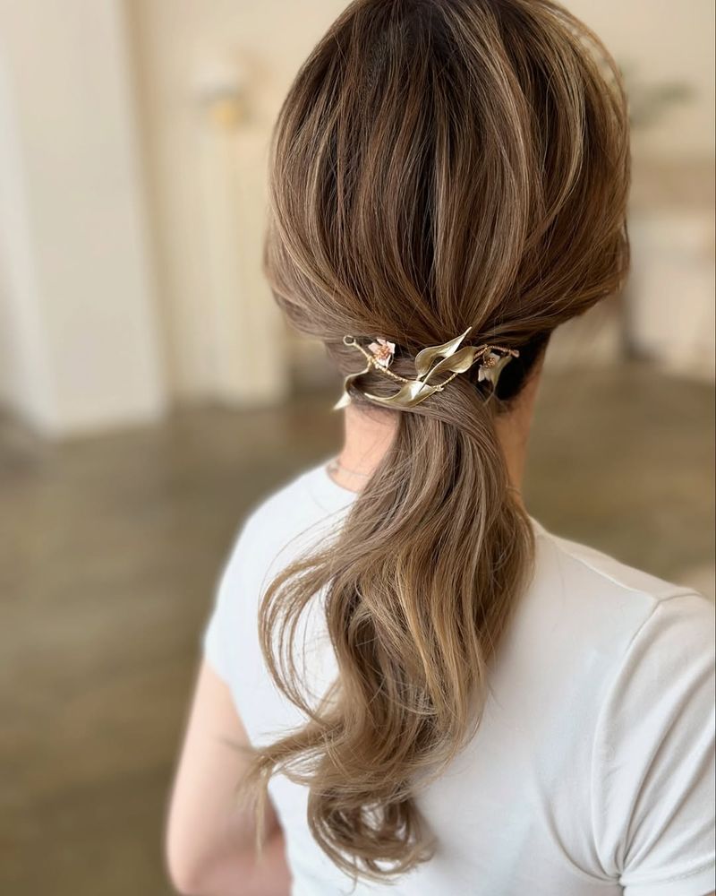 Try Instead: Low Ponytail