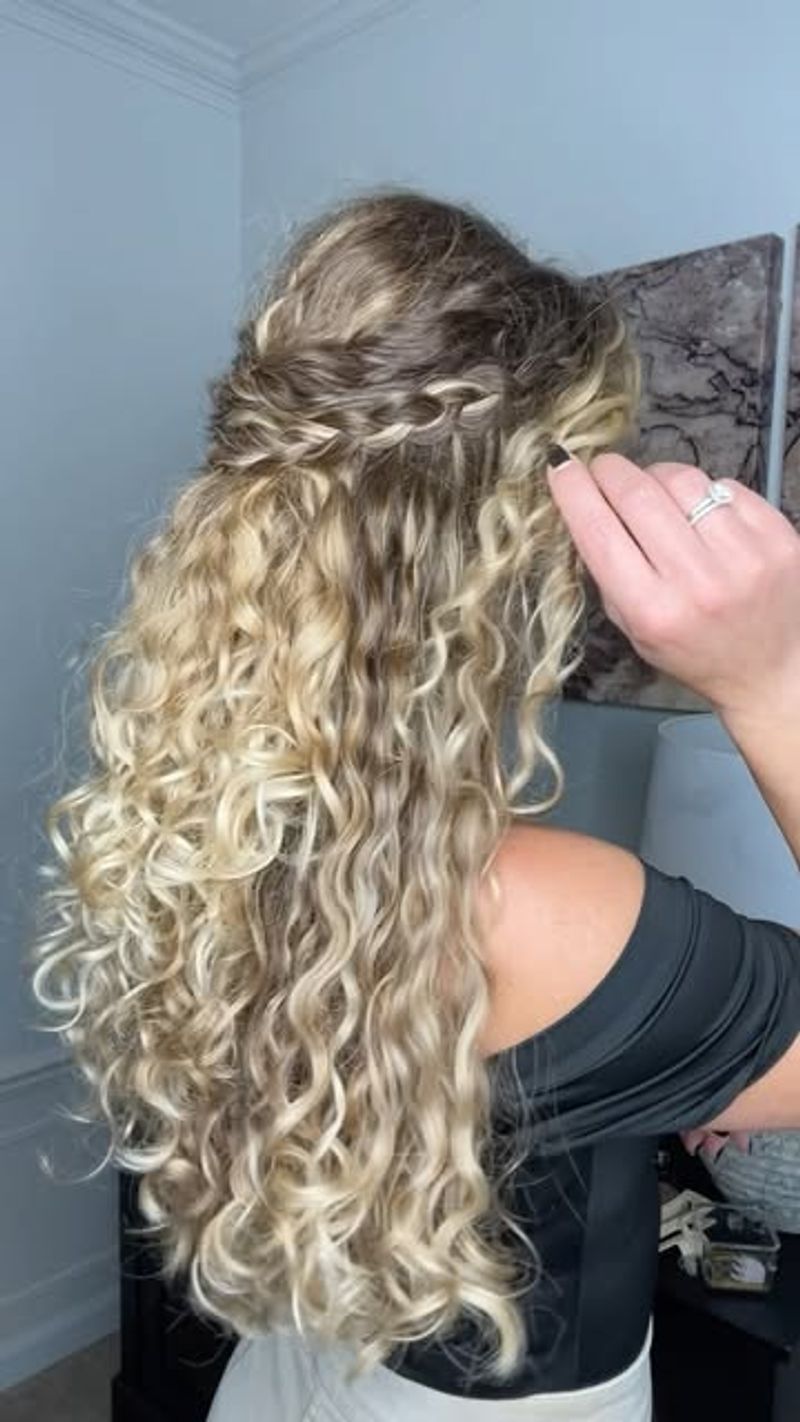 Twisted Half-Updo