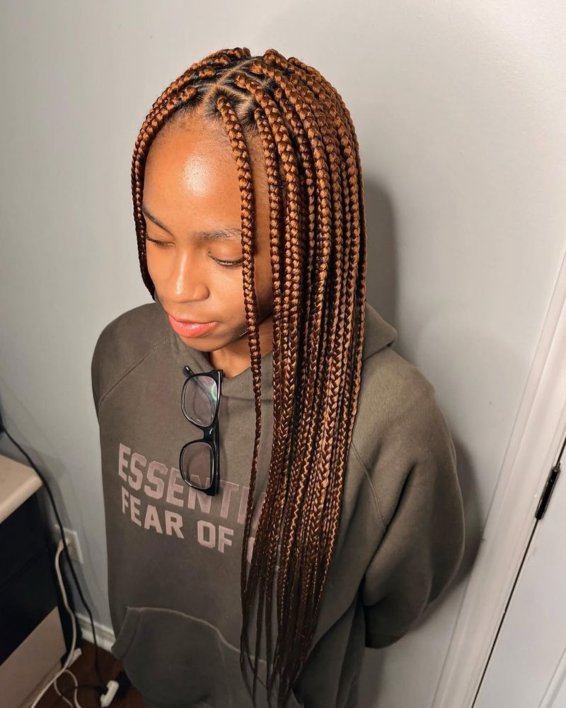 Vibrant Box Braids